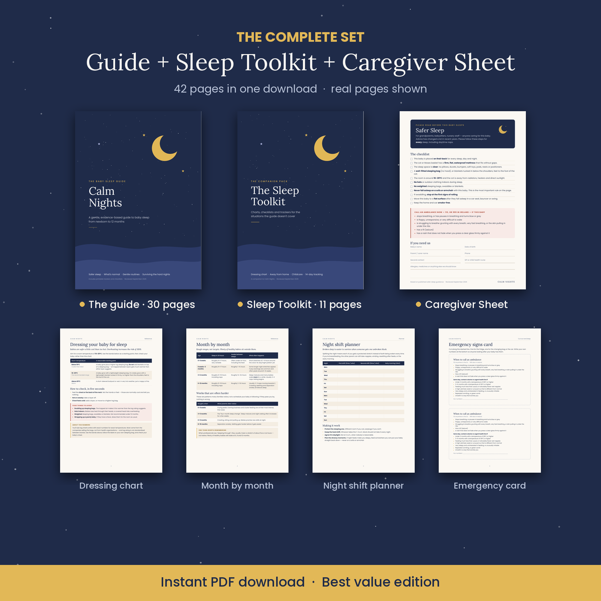 Calm Nights, the baby sleep guide